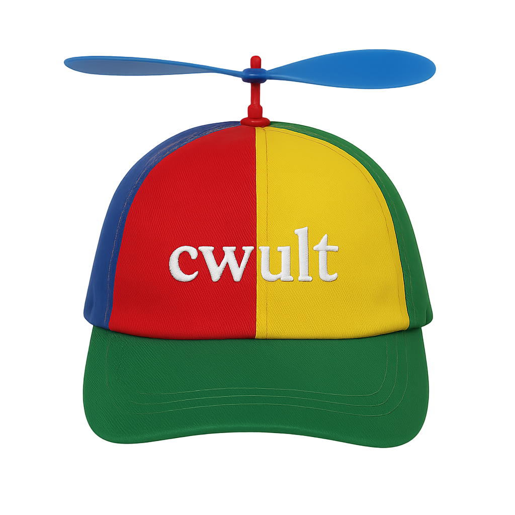 Goofy propeller hat, main symbol of the cwult